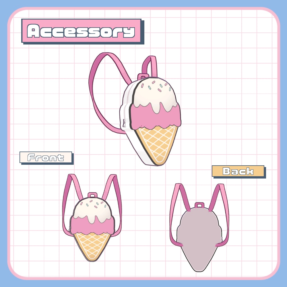 【まめふれ対応】アイスクリームサマー/IceCreamSummer 【Mamehinata/Kipfel】