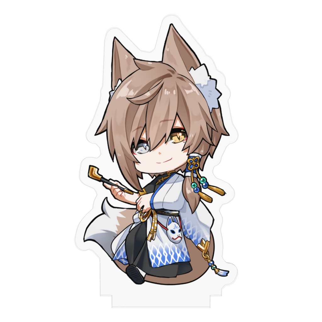 【常設】尾乃継コハク アクリルフィギュア(デフォルメの姿01)