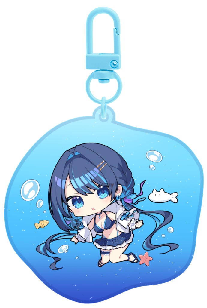 水着汐ちゃん水面アクキー