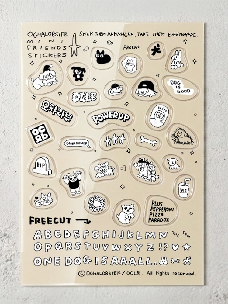 OCHALOBSTER Mini Friends Stickers／マルチシール
