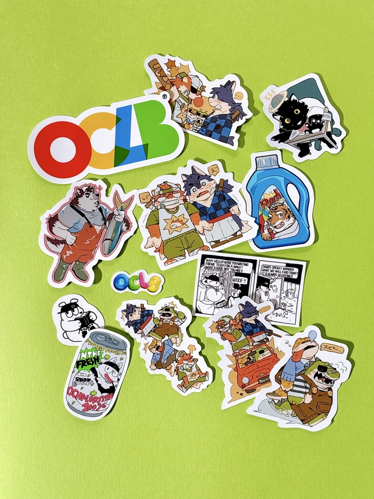 OCHALOBSTER Sticker Pack 4 : IN THE FRESH/ステッカーパック(13枚いり)