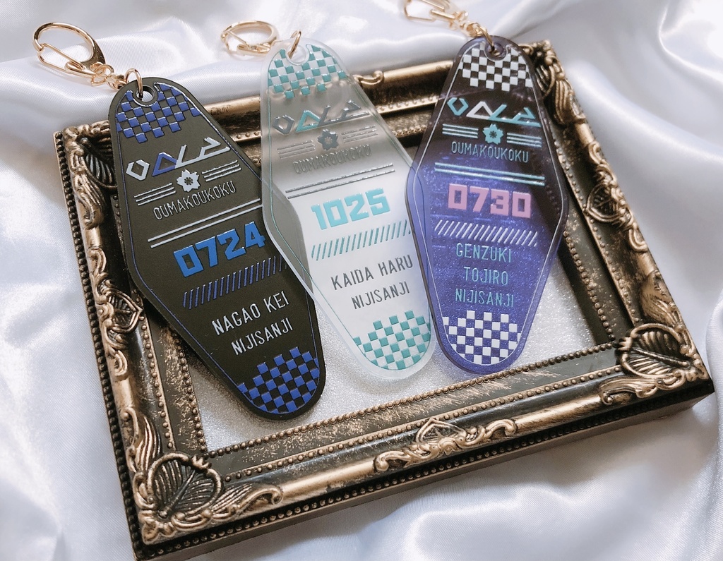 【非公式】VΔLZモチーフモーテル風キーホルダー