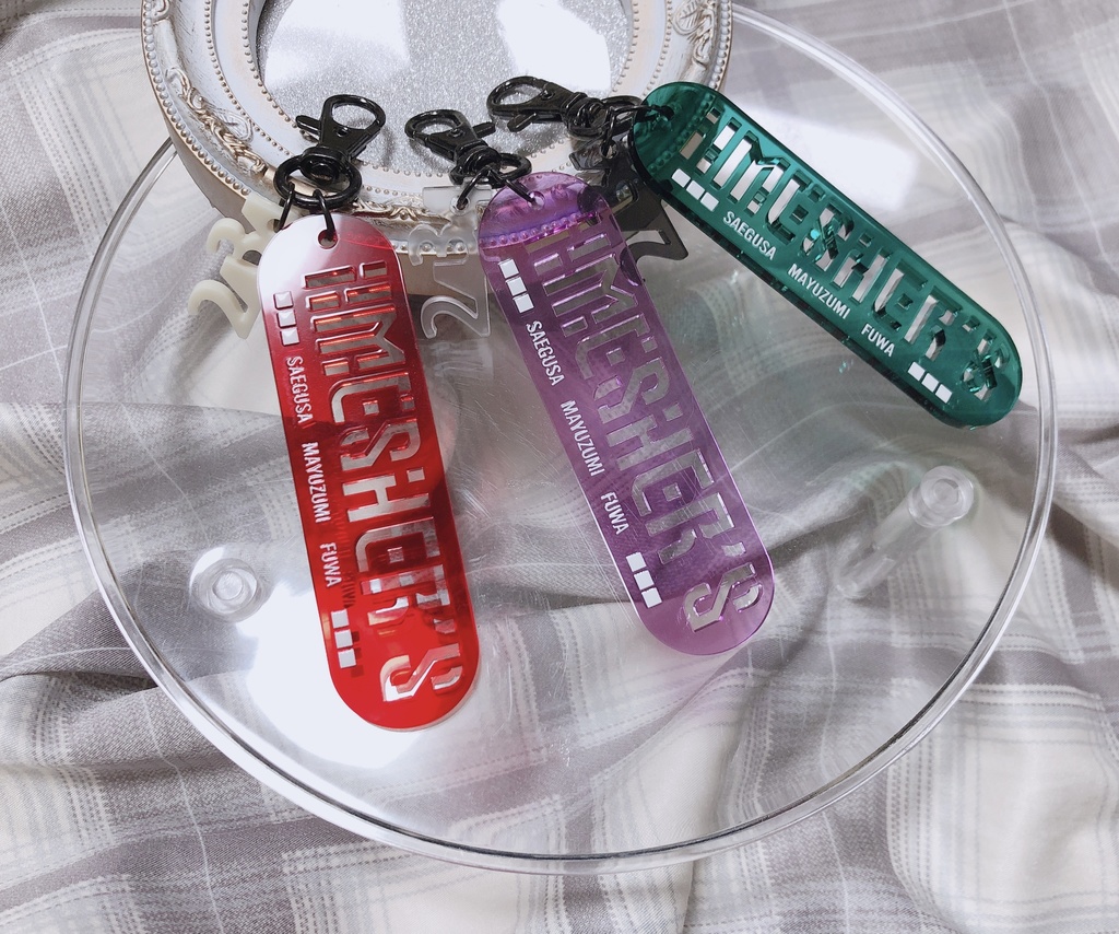 【非公式】タイポアクリルキーホルダー