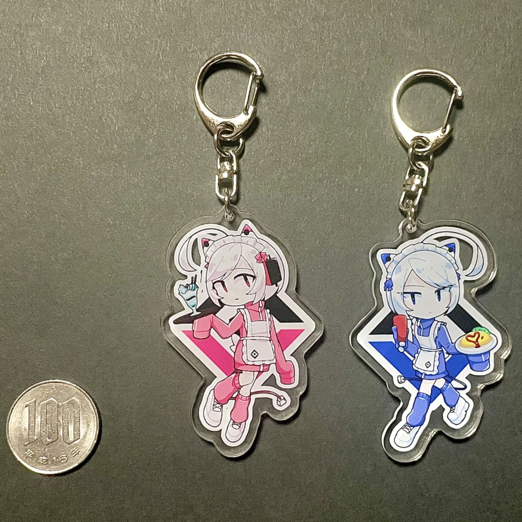 【遠い星の最期の記録-喫茶録堂-】ジャージメイド・謳歌リリ◇アクリルキーホルダー