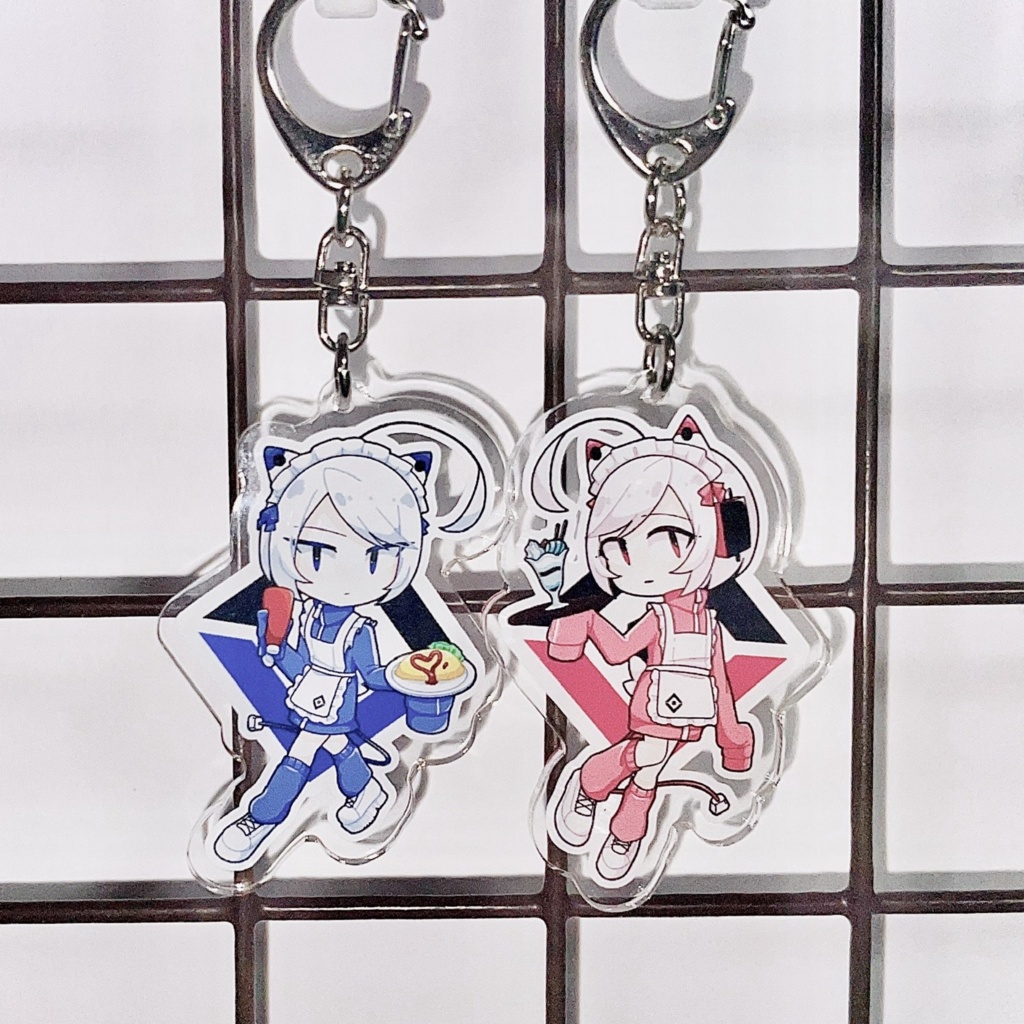 【遠い星の最期の記録-喫茶録堂-】ジャージメイド・謳歌ロロ◇アクリルキーホルダー