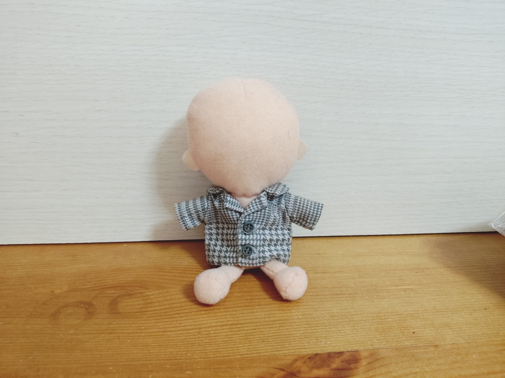 千鳥格子のシャツ