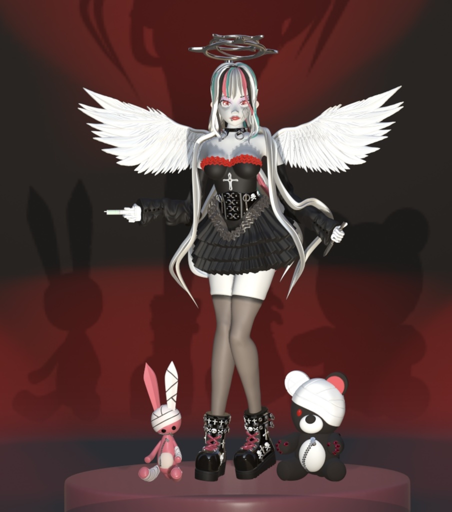 オリジナルガレージキット 悪魔天使