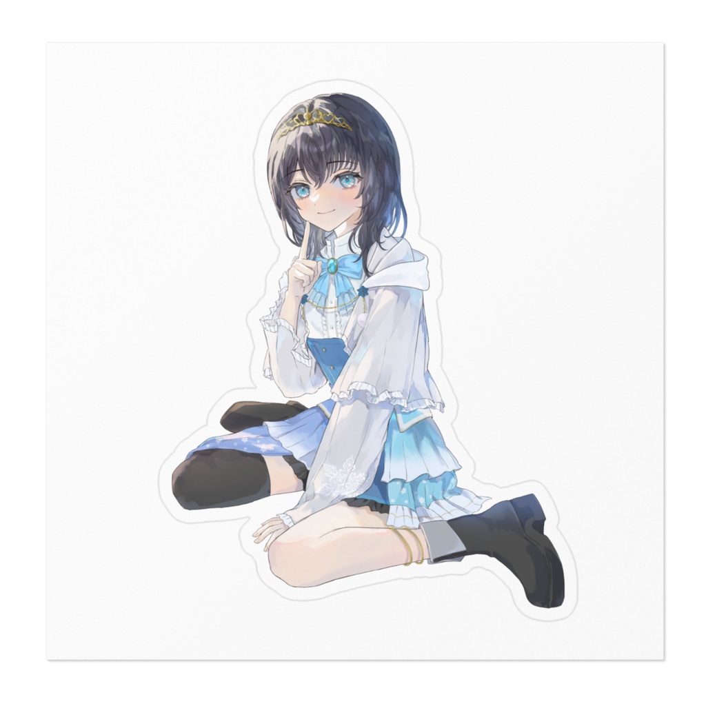 2周年記念イラスト ステッカー