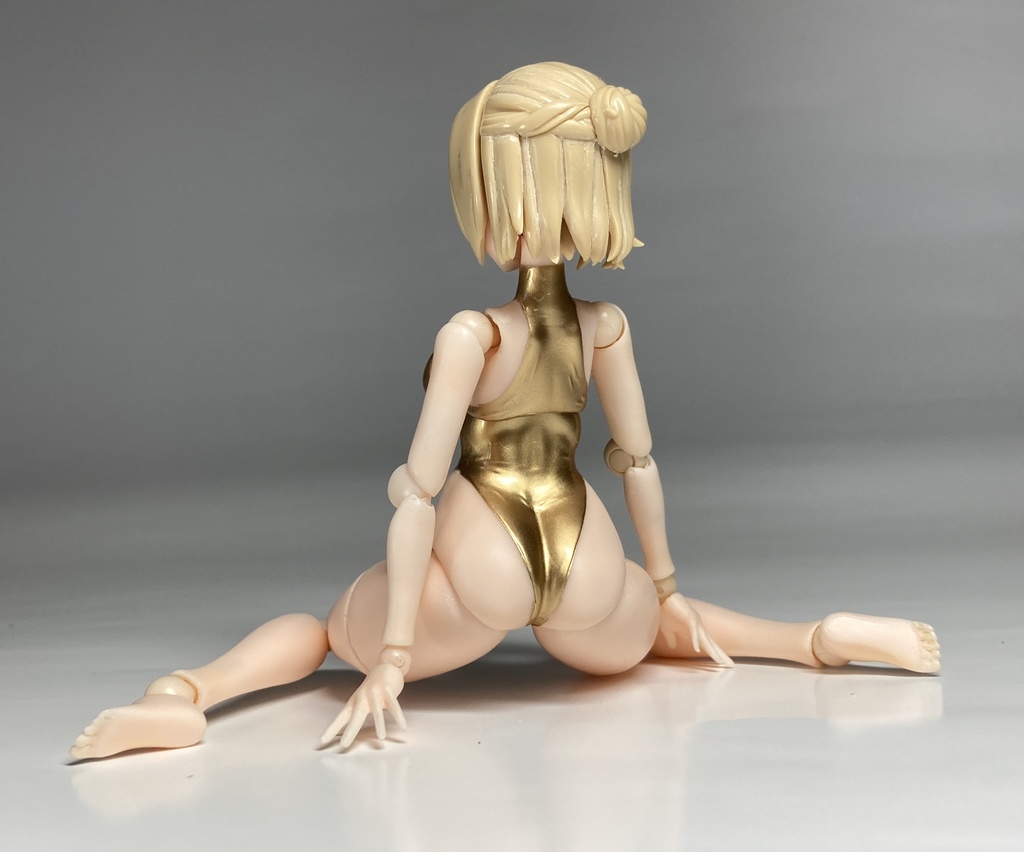 可動 ハイネックレオタード素体 high neck leotard body