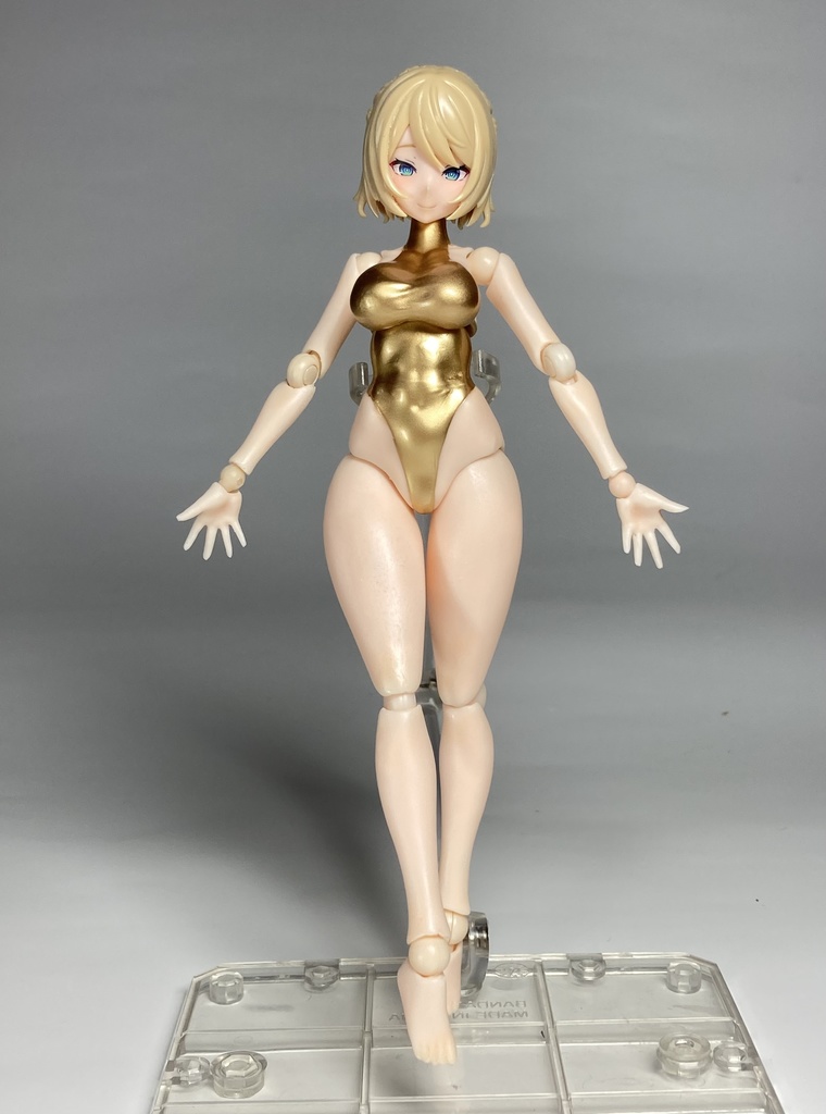 可動 ハイネックレオタード素体 high neck leotard body