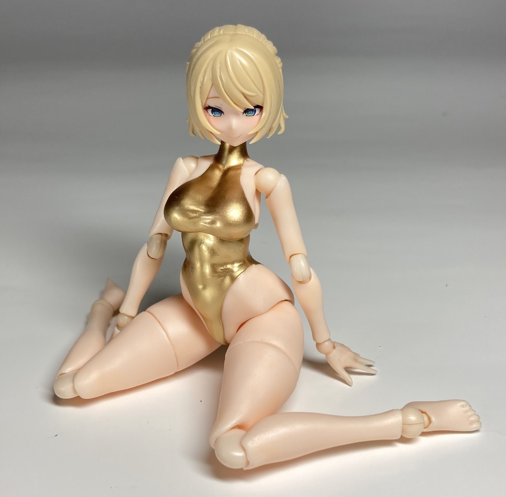 可動 ハイネックレオタード素体 high neck leotard body