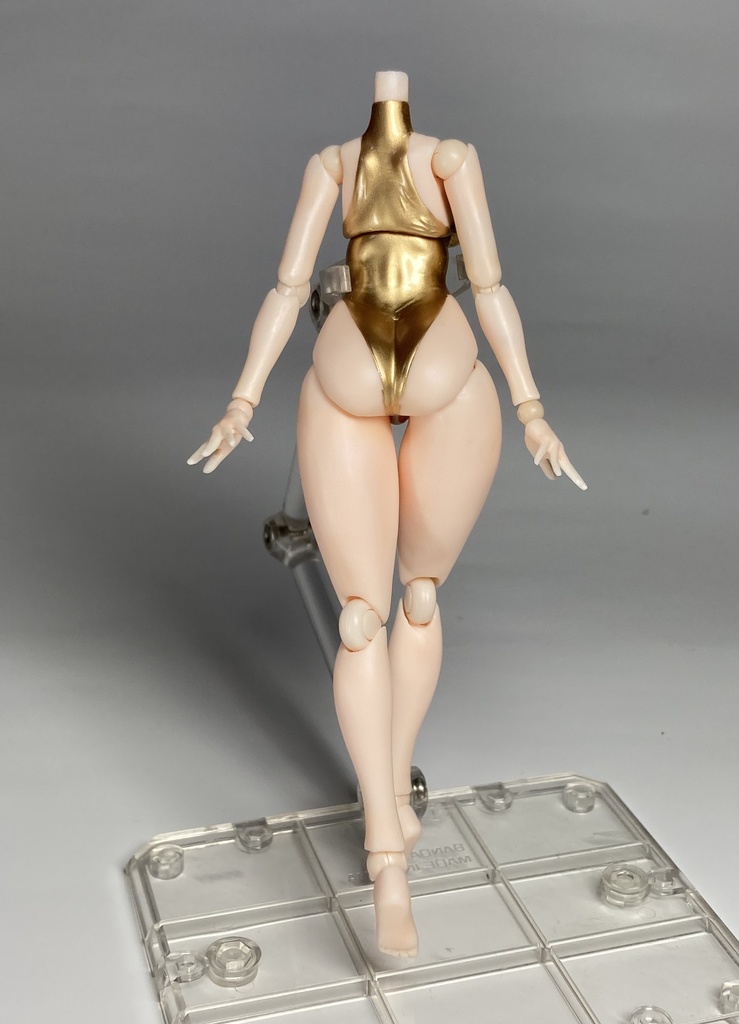 可動 ハイネックレオタード素体 high neck leotard body