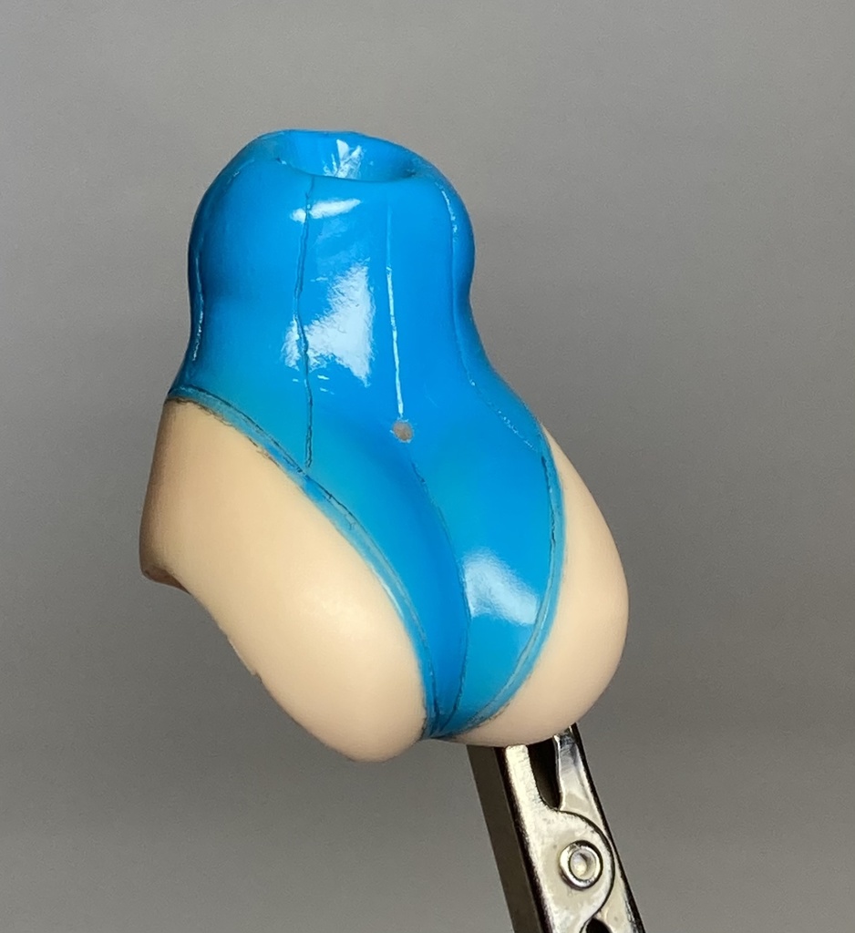 バニー素体用追加胴体パーツ　Additional body parts for bunny girl body