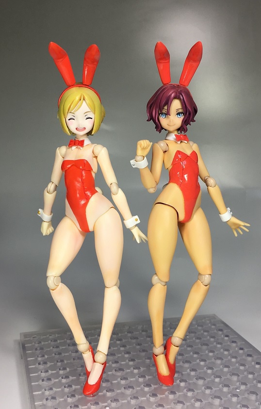 可動 細身バニーガール素体 Slender bunny girl body