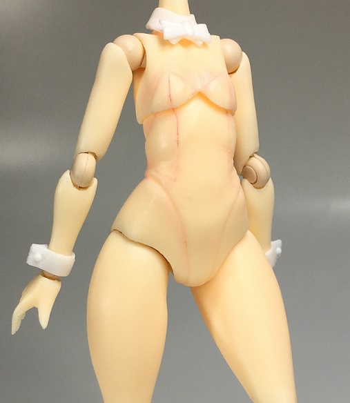 可動 細身バニーガール素体 Slender bunny girl body