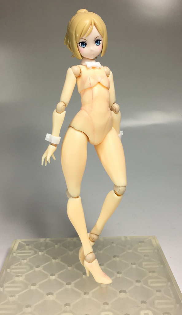 可動 細身バニーガール素体 Slender bunny girl body