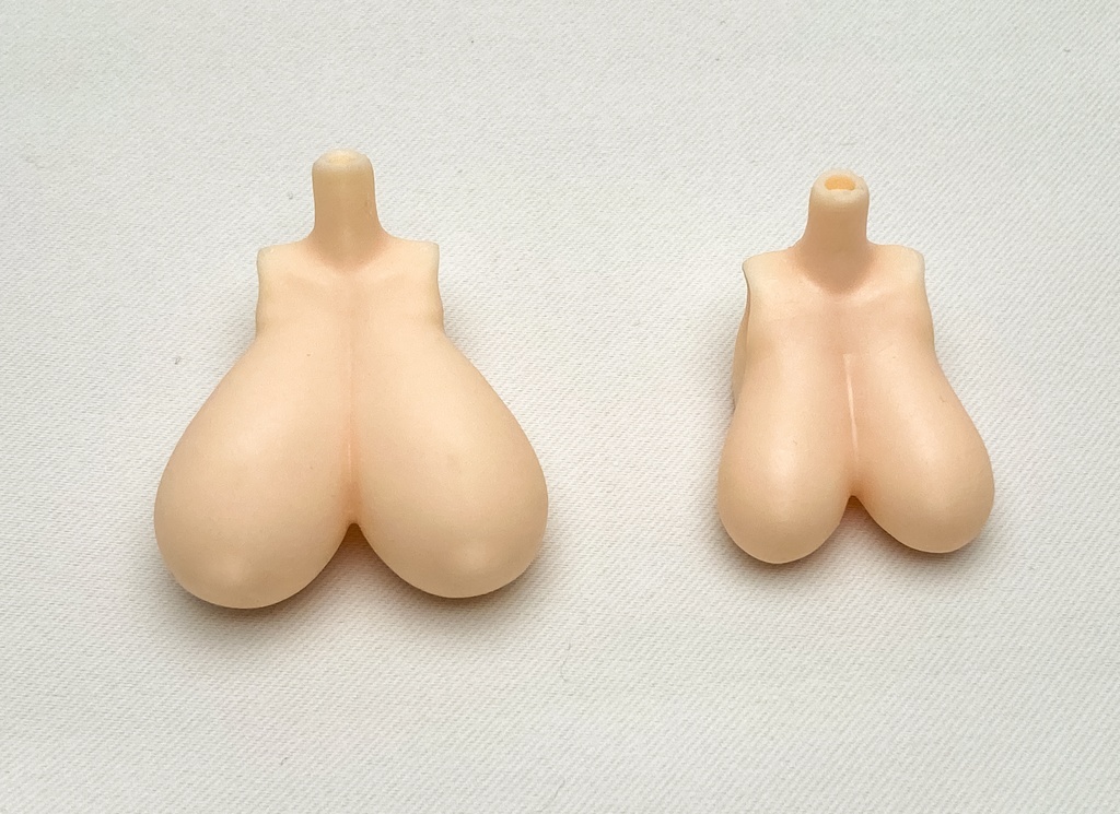 ぽちゃ素体用追加胸部パーツ Additional chest parts for chubby body