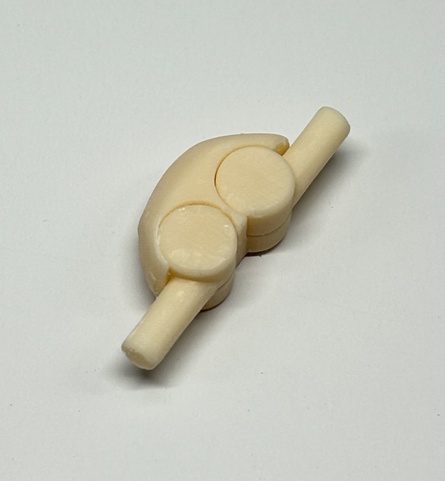 ぽちゃ素体用2重関節膝パーツ