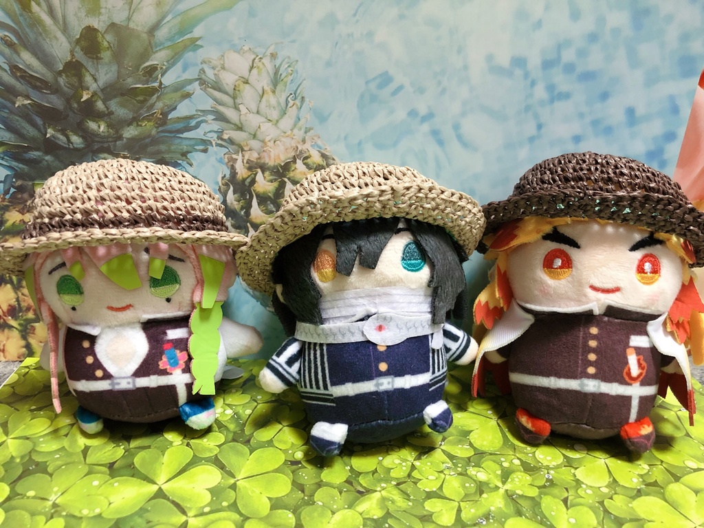 ぬいぐるみ・おまんじゅう用麦わら帽子