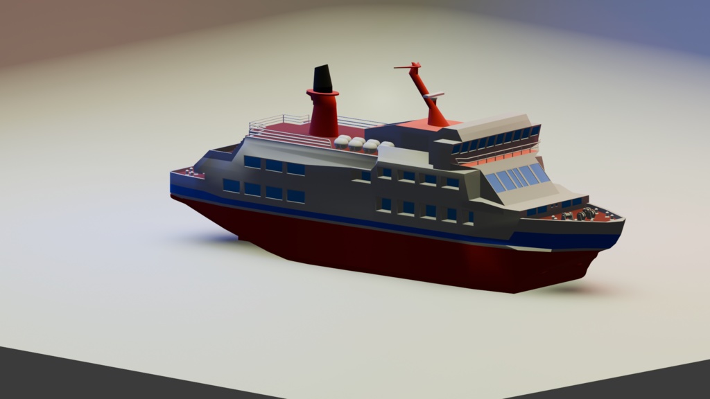 観光船　オーロラ級（３D）