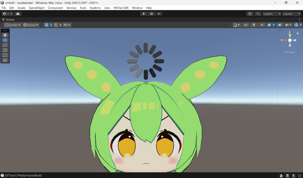 【3Dモデル】ローディングアニメーション【VRChat使用想定】