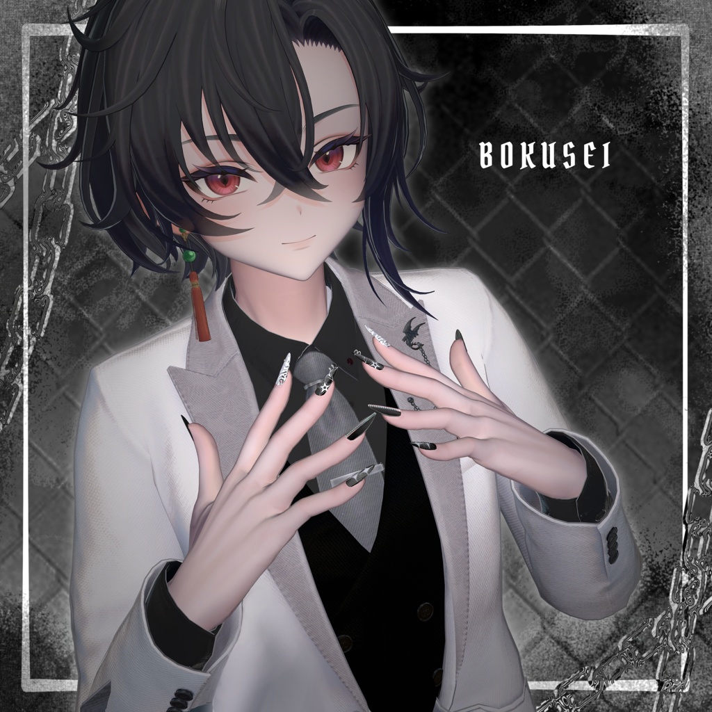 【4アバター対応】Y2KMEN'S NAIL