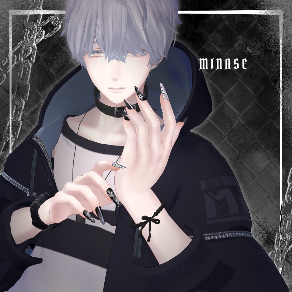 【4アバター対応】Y2KMEN'S NAIL