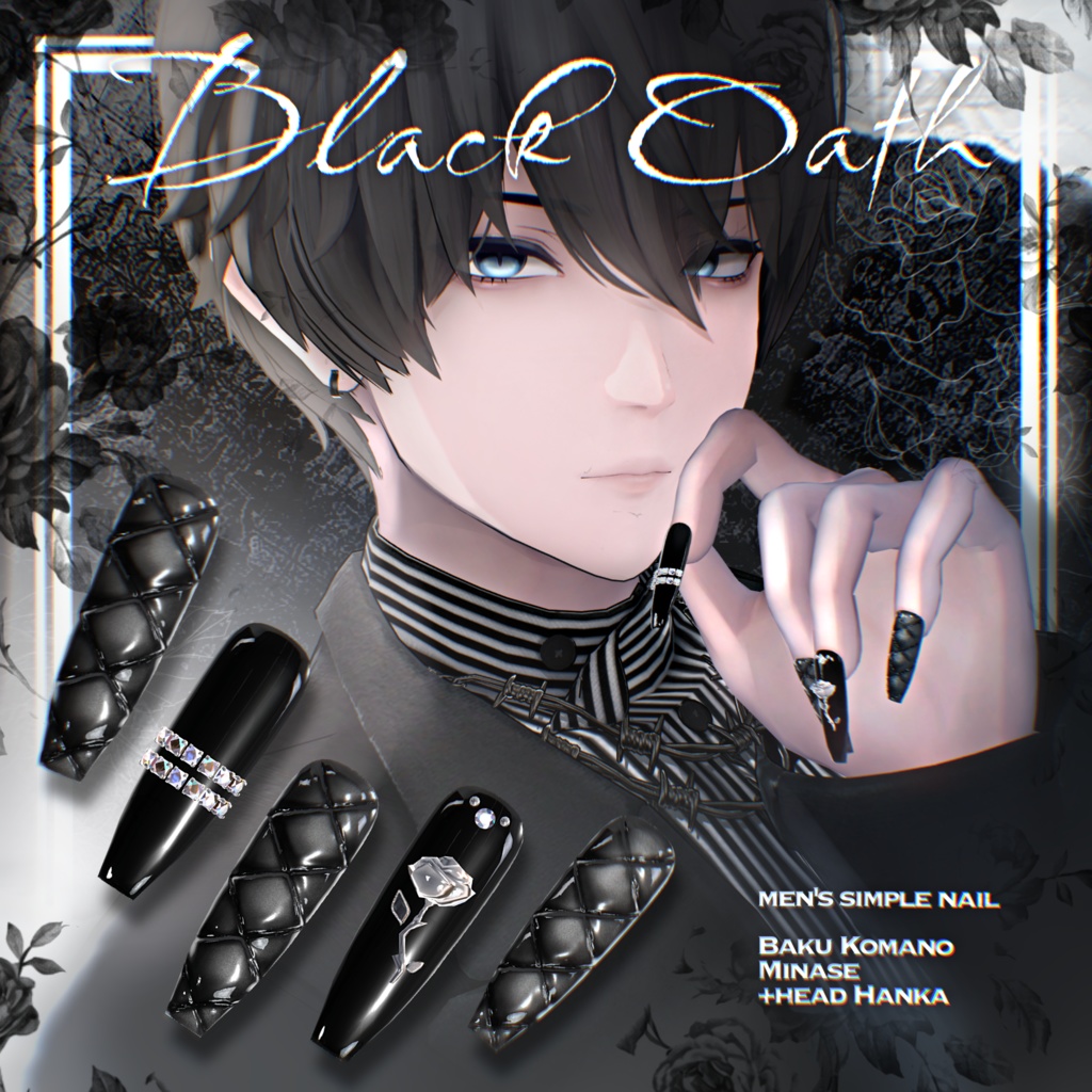 販売準備中⛓️Black Oath ⛓️MA対応ネイル