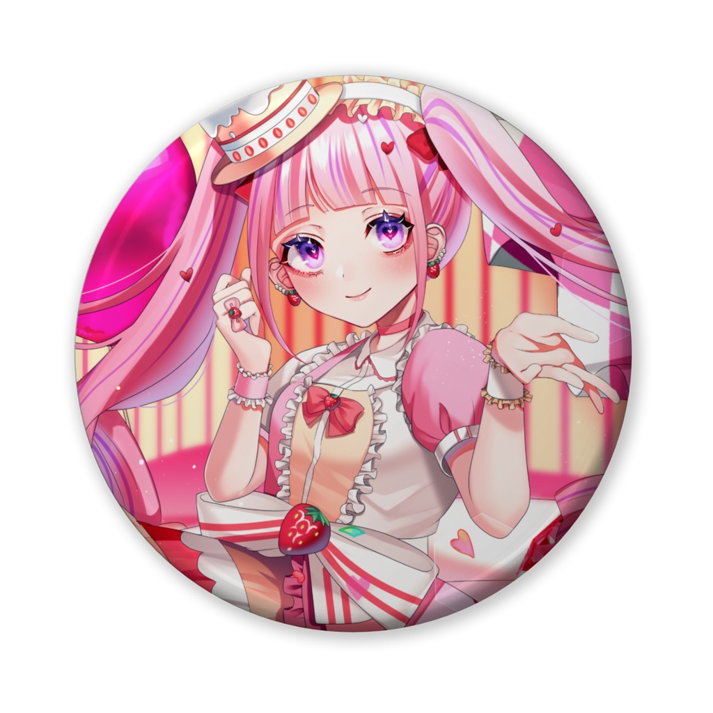 ショートケーキ♡缶バッジ
