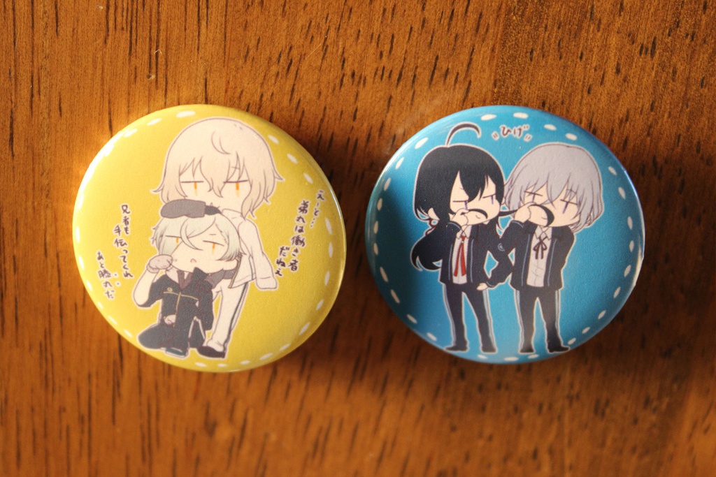 【刀剣乱舞】 32mm缶バッジ