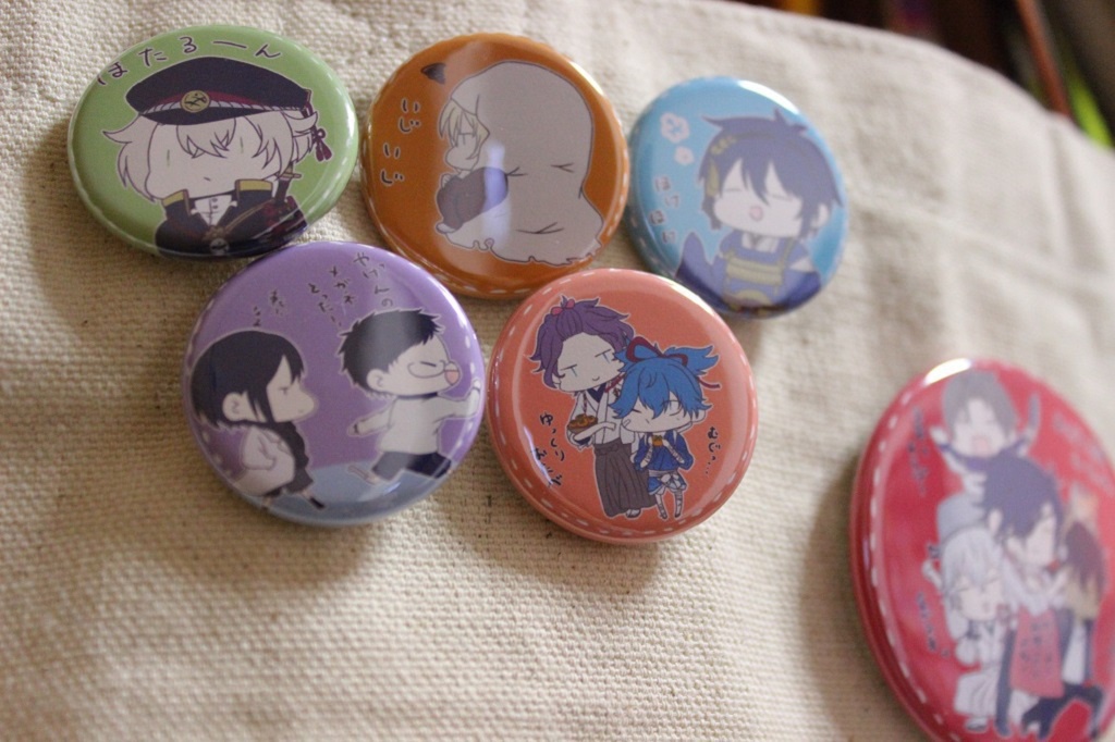 【刀剣乱舞】 32mm缶バッジ