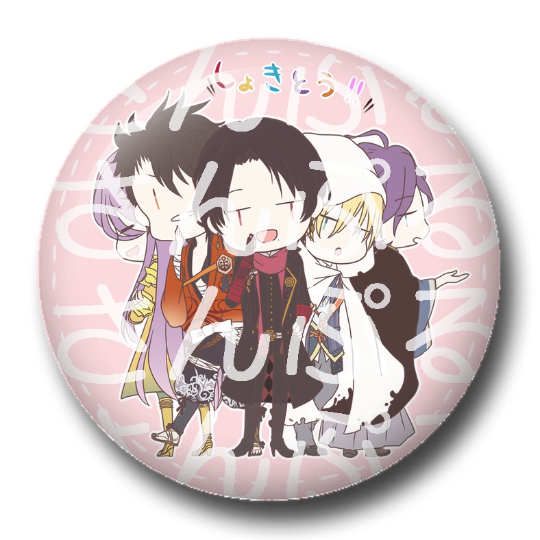 【刀剣乱舞】 57mm缶バッジ