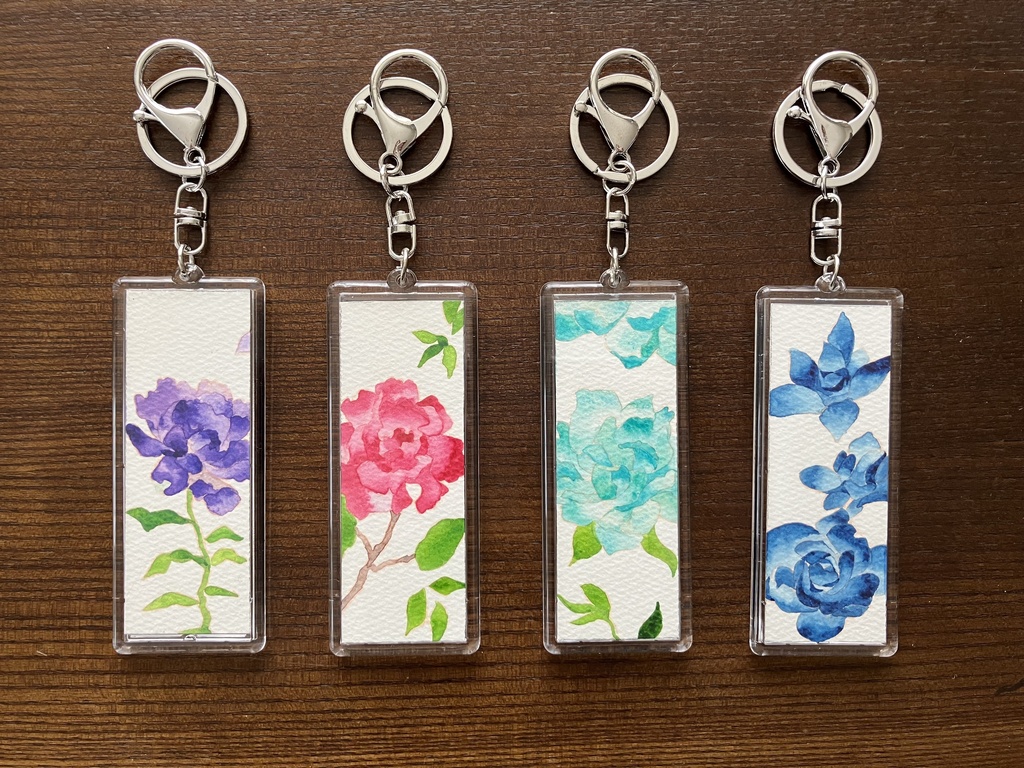 原画キーホルダー(縦）