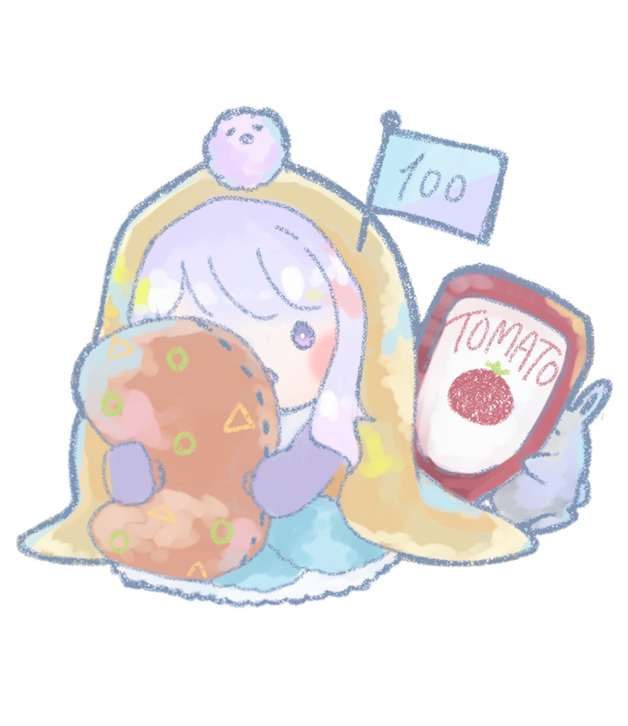 とめいろかオムライスシール【100人ありがとうございます記念】