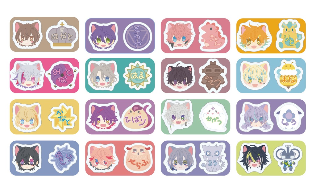 【非公式】アクリルブローチセット