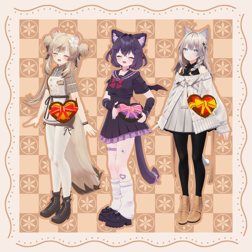 【9アバター対応】チョコレートバッグ Chocolate bag