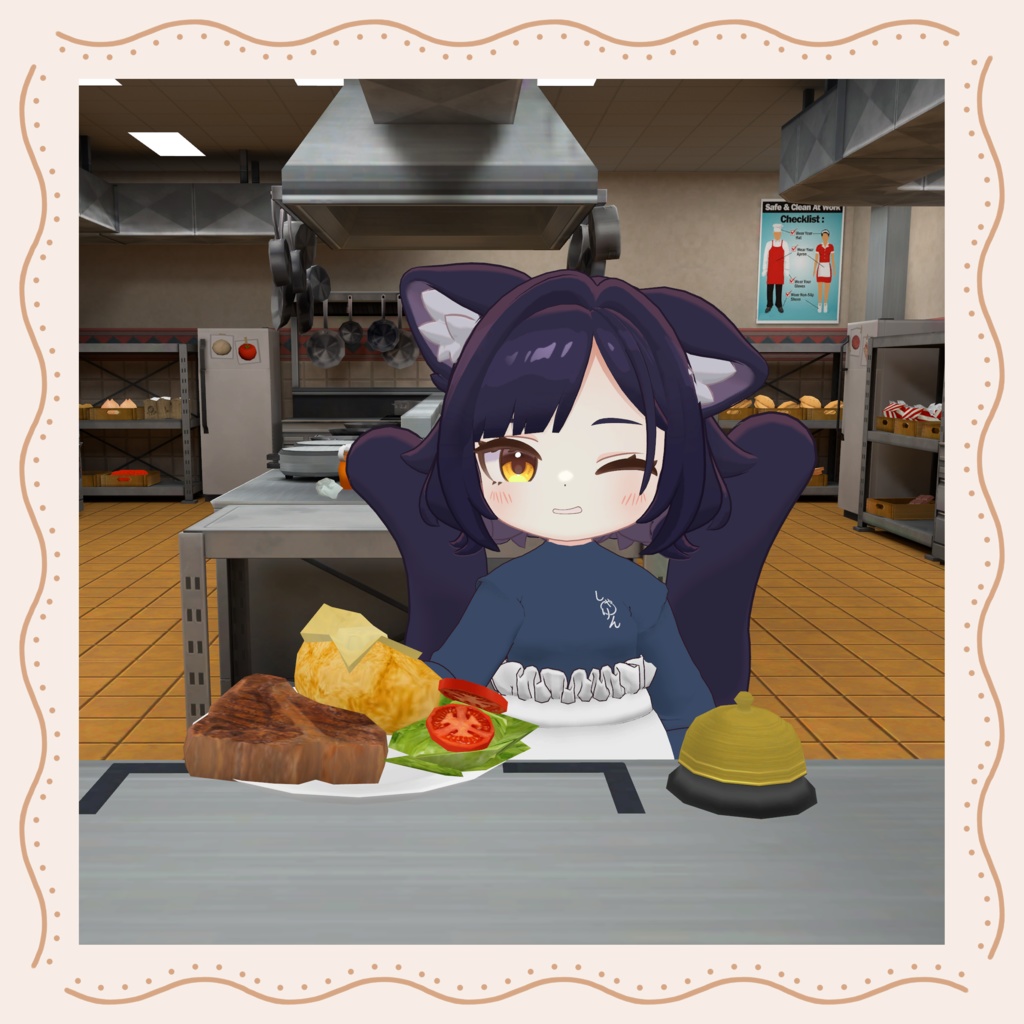 【えも研素体専用】シェフ服Ⅲ Chef uniformⅢ