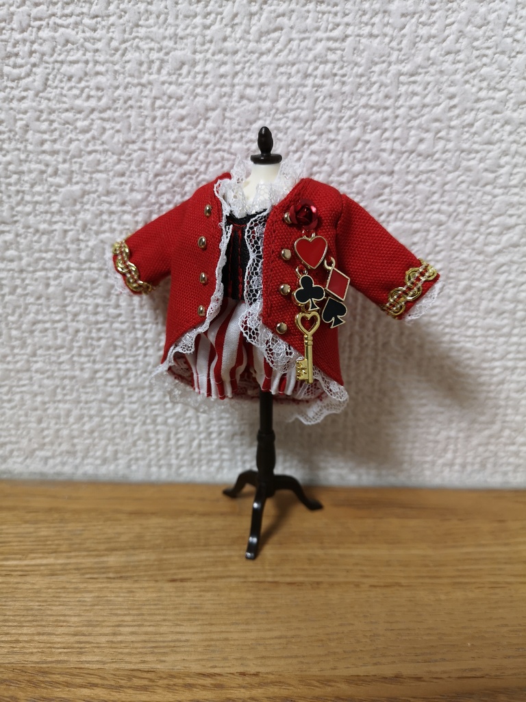 赤のトランプセット♥