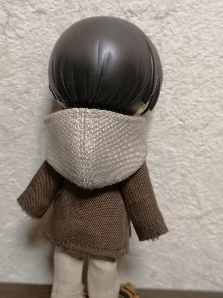 フードジャケット★茶色×ベージュ