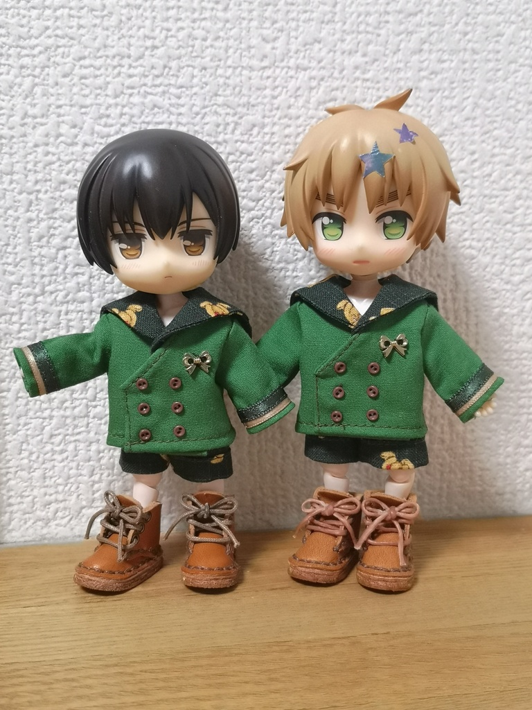 クマ(๑・㉨・๑)セーラー★ペアセット