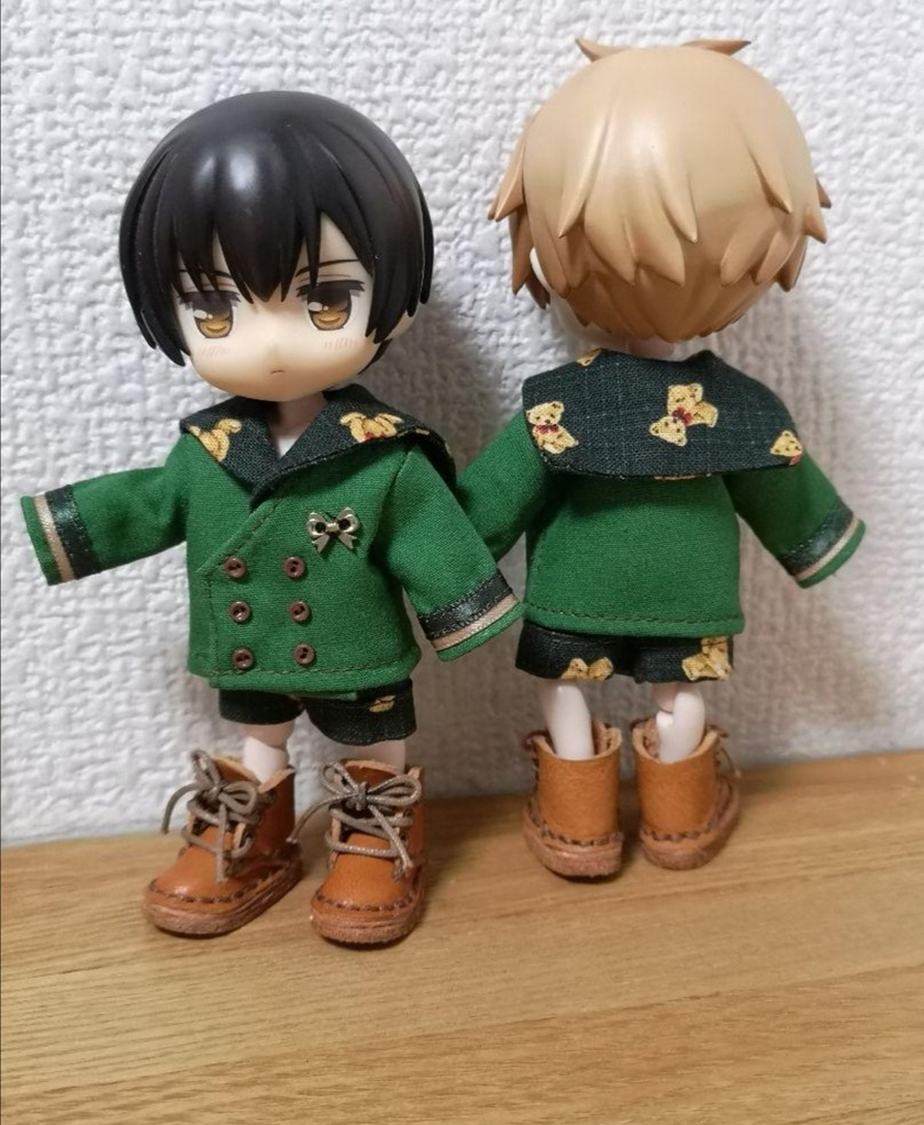 クマ(๑・㉨・๑)セーラー★ペアセット