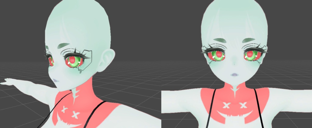 【セレスティア Selestia】Edgerunners Rebecca Texture and Makeup