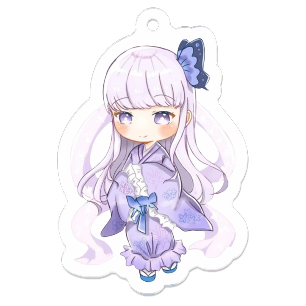 詩月姫あまねの1周年記念グッズ アクリルキーホルダー