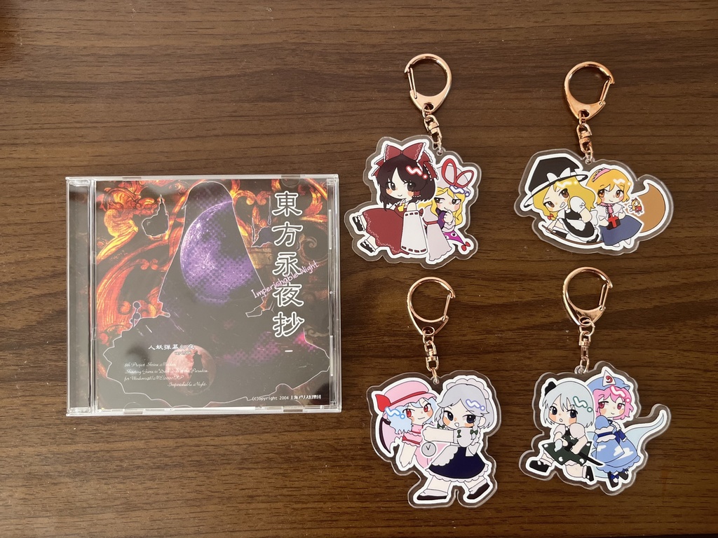 永夜抄自機勢アクキー