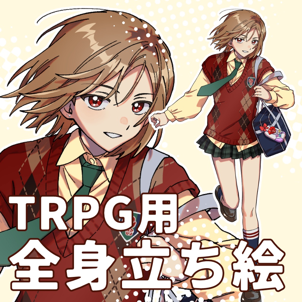 TRPG用立ち絵006