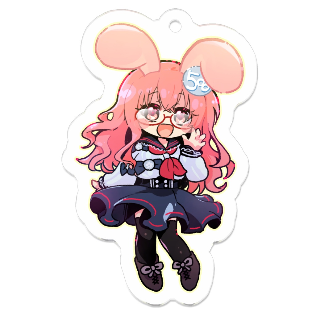 セーラー服セツナ//アクリルキーホルダー【兎耳セツナ/個人Vtuber】