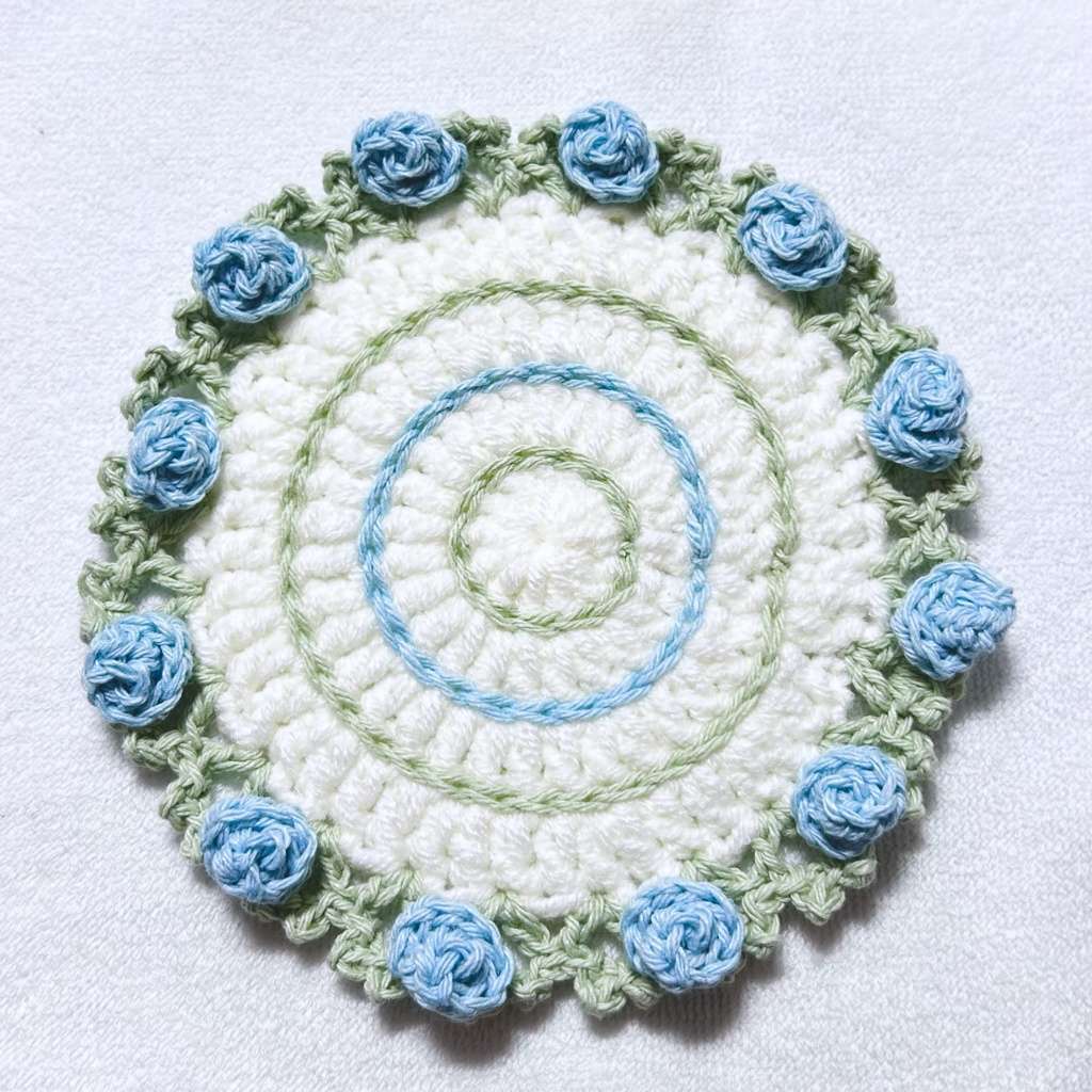 お花のコースター