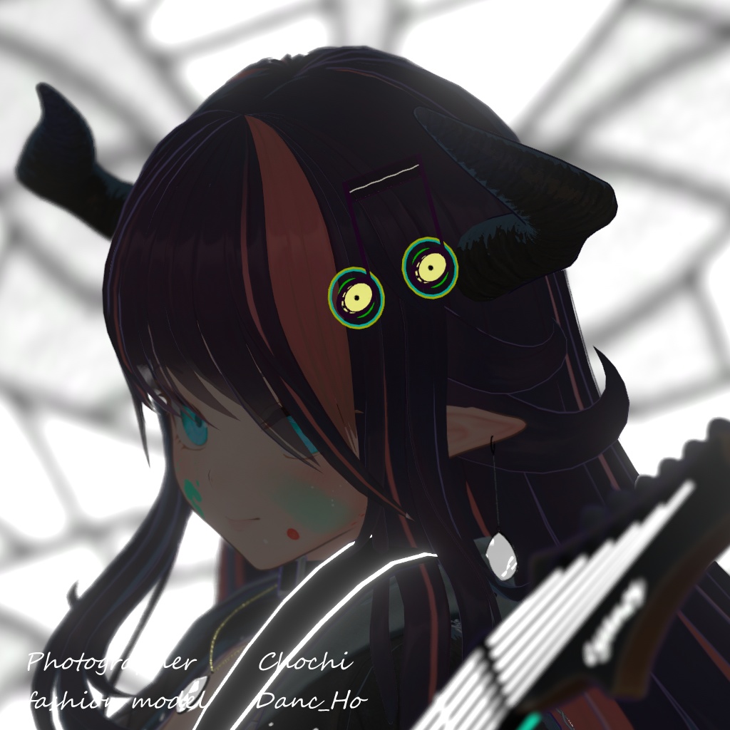 【VRChat向け】Notes Hairpin ~音符のヘアピン~