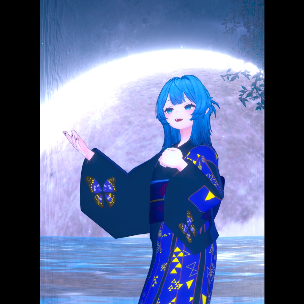 【VRChat向け衣装】 凛日和 【着物】