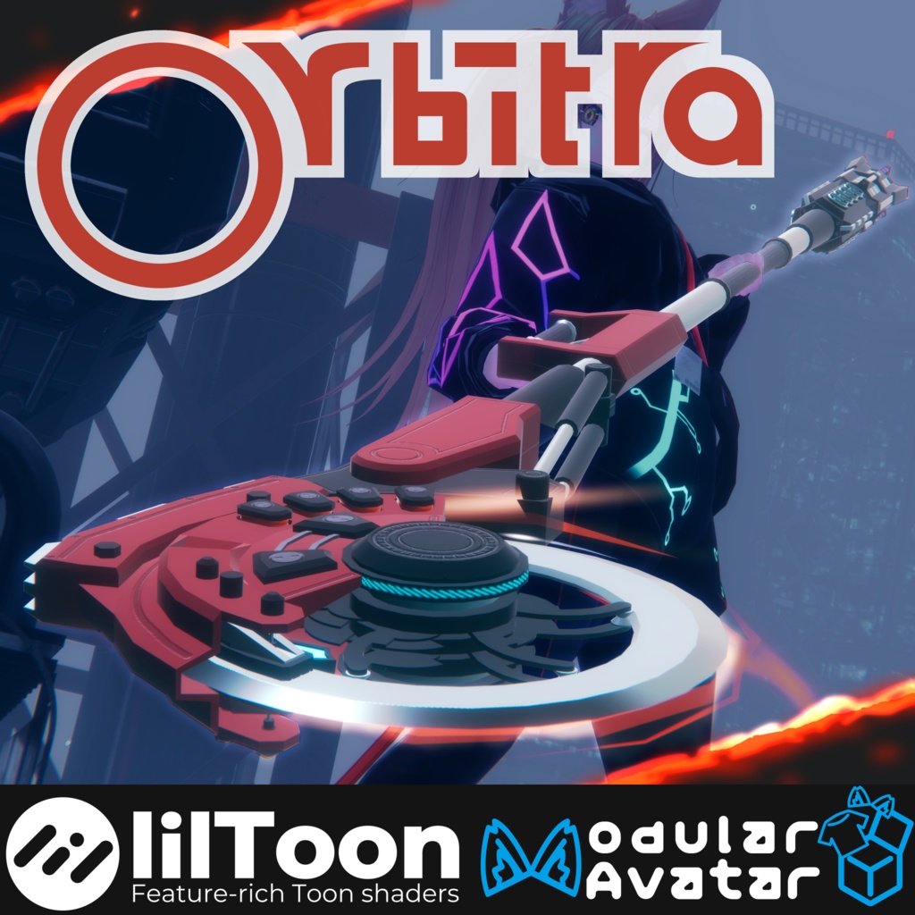 【VRChat向け武器】 Orbitra 【MA対応】